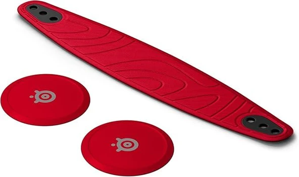 SteelSeries Booster Pack - Nova 7 ve Nova Pro Serisi Uyumlu Kafa Bandı ve Kulaklık Kapakçığı - Cherry Red ürün görseli 1