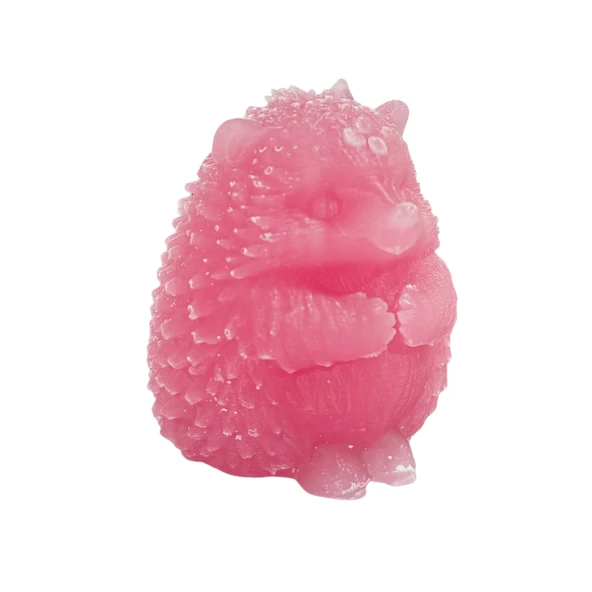 Silikon 3D Sevimli Kirpi Mum Kalıbı - Resim 2