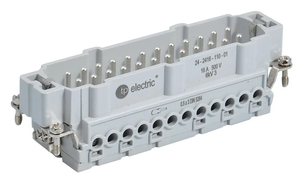 TP Electric 24-2416-100-01 Vidalı Bağlantı 24x16A Fiş Çekirdek (1-24) ürün görseli 1