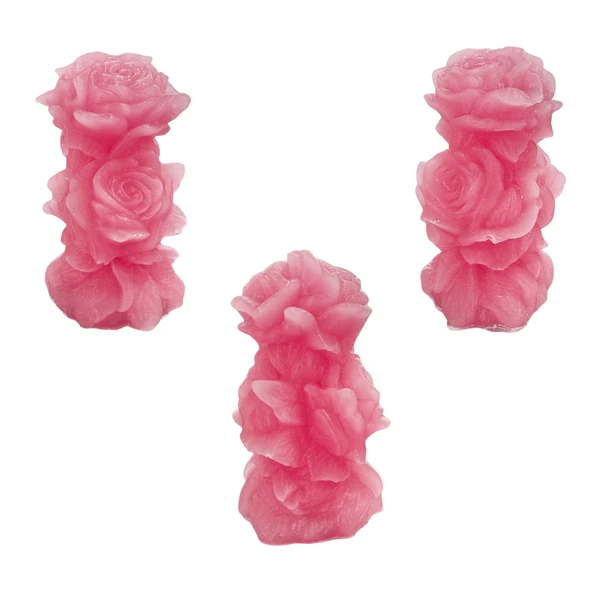 Silikon 3D Sarmaşık Gül Mum Kalıbı - Resim 3