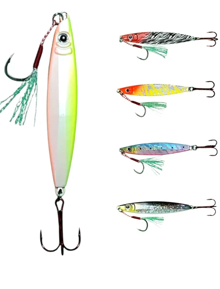Sardin 29gr - 67mm - 5 Adet Jig Set- Levrek, Palamut, Lüfer, Çinekop, Turna Için En Iyi Jig Yemi ürün görseli 1