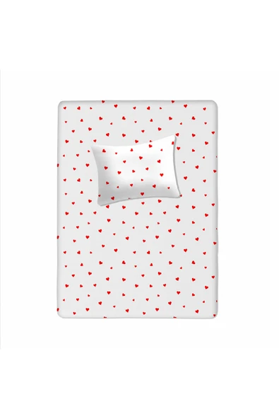 %100 Pamuklu Bebek Aparalı Çarşaf 115x150 + Bebek Yastık Kılıfı 35x45 ürün görseli 1