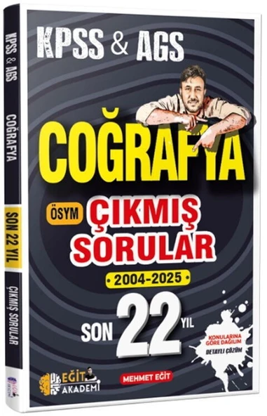 KPSS Coğrafya Son 22 Yıl Çıkmış Sorular Mehmet Eğit ürün görseli 1