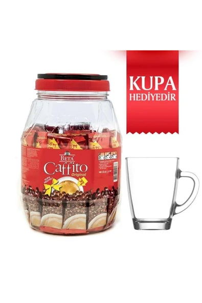 Beta Caffito 36’lı 18 gr Kavanoz 3in1 Classic Kahve + Kupa ürün görseli 1