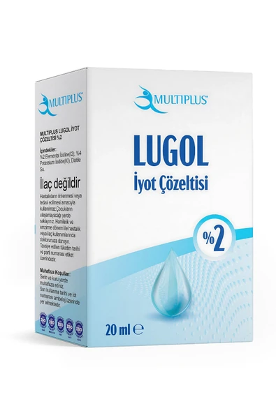 Multiplus Lugol Iyot %2 Damlalıklı 20 ml ürün görseli 1