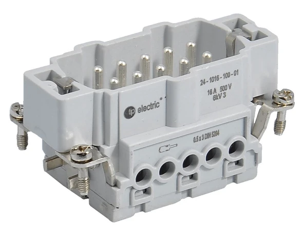 TP Electric 24-1016-100-01 Vidalı Bağlantı 10x16A Fiş Çekirdek (1-10) ürün görseli 1