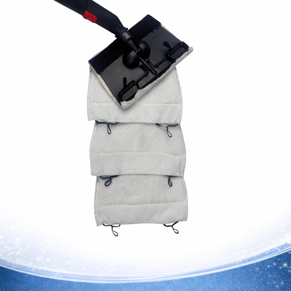 Nice Vap SC10 SC6.5 EasyFix Mop Aparatı + 4 Adet Microfiber Bez Seti - Resim 2