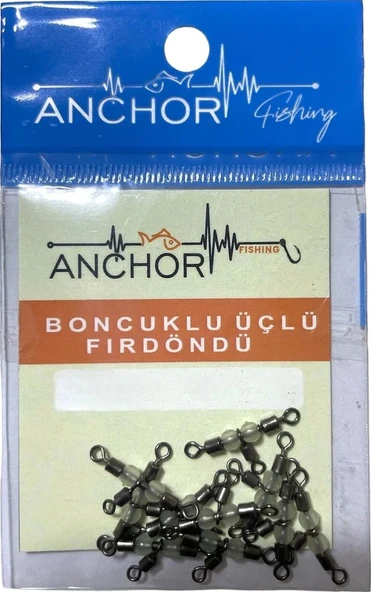 Anchor 3 Yönlü Boncuklu Fırdöndü No:1 - Standart ürün görseli 1