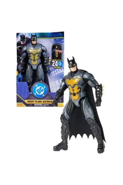 Spin Master Batman Night Flare Işıklı ve Sesli Aksiyon Figürü 30 cm 6073931 ürün görseli 1