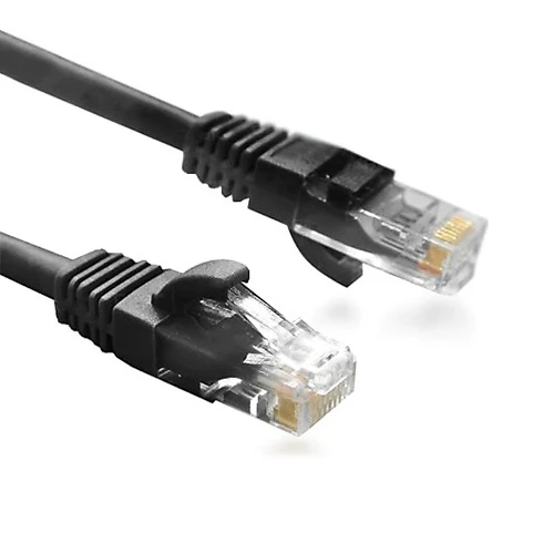 Cat6 UTP Patch Cord LSZH 1m Siyah ürün görseli 1