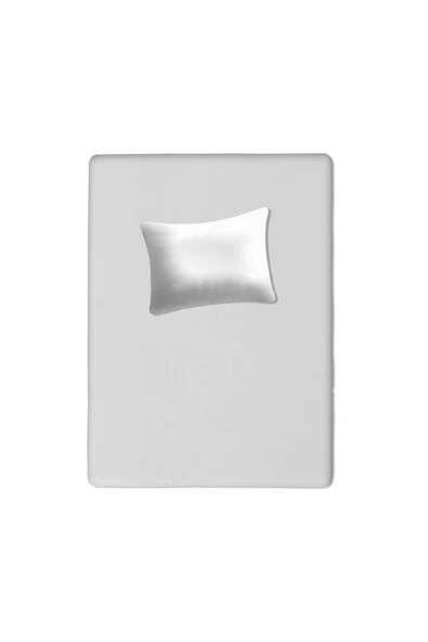%100 Pamuklu Bebek Aparalı Çarşaf 115x150 + Bebek Yastık Kılıfı 35x45 ürün görseli 1