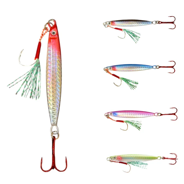 Shore Pro 29gr - 70MM - 5 Adet Jig Set - Palamut Lüfer Levrek Turna Için Jig Yem ürün görseli 1