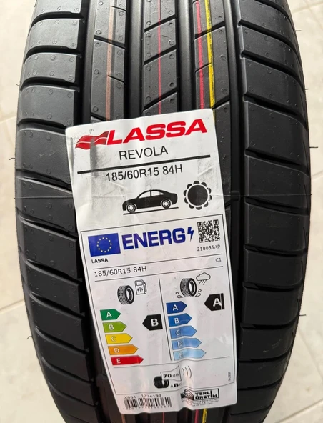 LASSA / 185/60R15 (REVOLA) 2025 YAZ LASTİĞİ ürün görseli 1