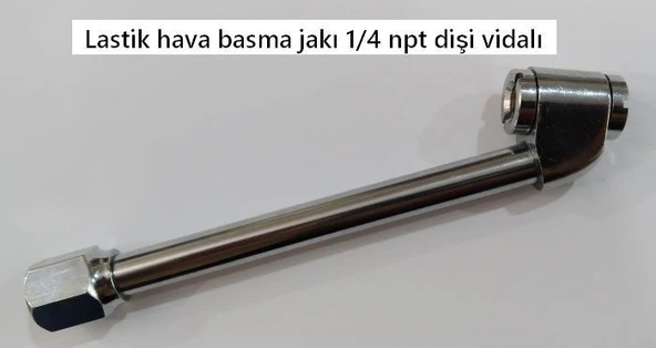 Lastik Hava Basma Jakı Metal Krom Gövde ürün görseli 1