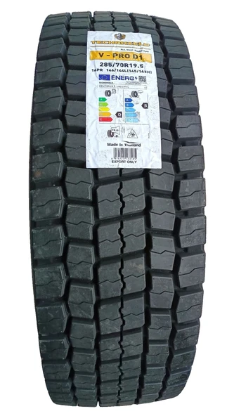 285/70 R19.5 146l16pr Vpro D1 Çeker M+s Techshıeld, 2025 Tayland Üretim ürün görseli 1