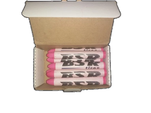 Lastik Kauçuk Tebeşiri Meksika Pembe, 12ad/pk ürün görseli 1