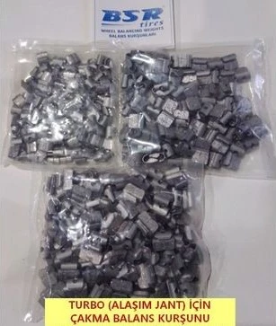 Alaşım Jantlara turbo Çakma Balans Kurşunu. 3 Pk. Pakette 100ad ürün görseli 1