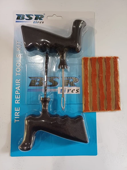 Dubleks Lastik Tamir Kiti, 5 Adet 10cm Fitil, Fitil Atma Ve Kanal Açıcı ürün görseli 1