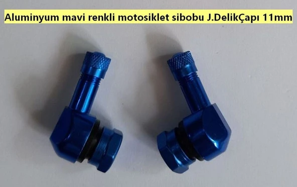 ALUMINYUM MOTOSİKLET SİBOBU JD=11.5 MAVİ RENK ürün görseli 1