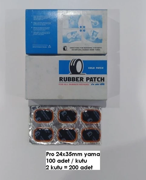 Pro 24x35 MM Oval İç ve Dubleks Çivi Lastik Yaması ürün görseli 1
