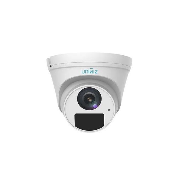 UNIWIZ IPC-T124-APF28 K 4MP 2.8MM H.265 IP67 SMART IR LED IR DOME IP KAMERA ürün görseli 1