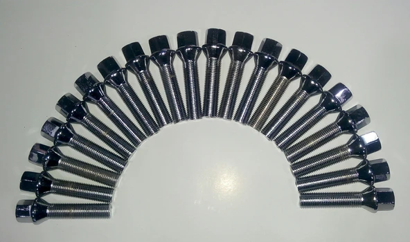 Bijon Takımı Krom Kaplı M14x1.5 . Aa 17mm Diş 48 Mm ürün görseli 1