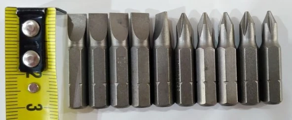 Tornavida Uçları Genıus Marka 5 Düz 5 Yıldız Uç ürün görseli 1