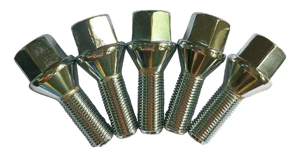 Bijon Krom Kaplı M12 X 1.25 Aa 17 Mm Diş 28 Boy 56mm 5 Adet ürün görseli 1