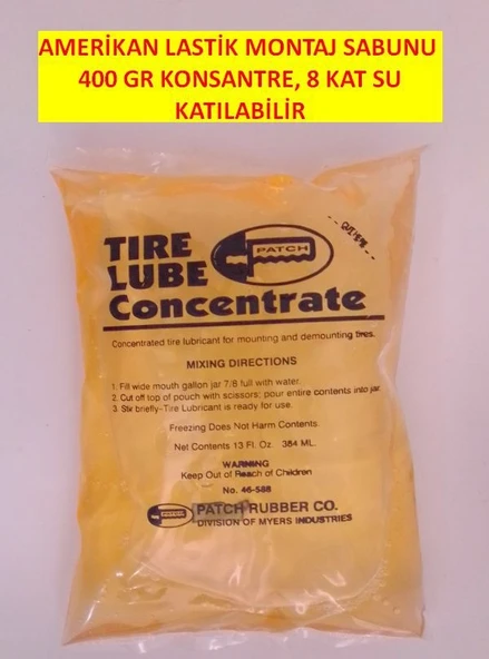Lastik Montaj Sabunu (konsantre Solusyon) Amerikan Malı ürün görseli 1