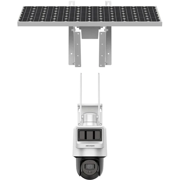 HIKVISION DS-2DE2C400IWG-K/4G/C09S20 4MP 2.8MM DAHİLİ SES / HOPARLOR IP66 PT DOME SOLAR IP KAMERA ürün görseli 1