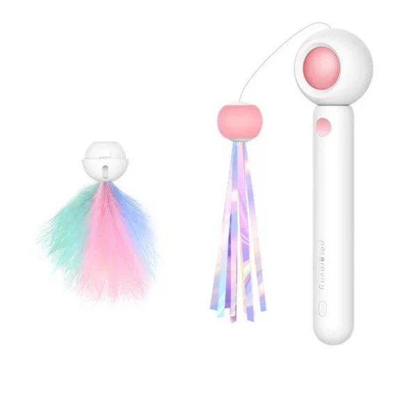Retractable Cat Wand Uzatmalı Lazerli Kedi Oltası ürün görseli 1