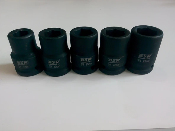Bsr 17.19.21.22.23mm Kısa Darbeli Lokma 3/4 ürün görseli 1