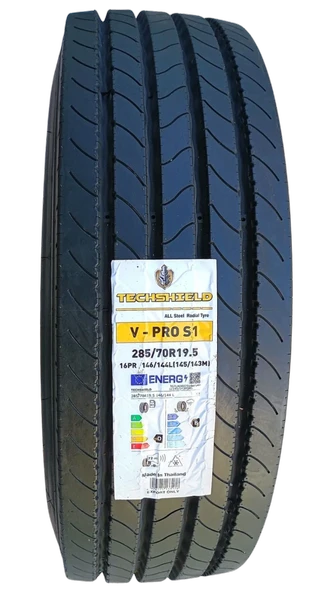 285/70 R19.5 146l 16pr Vpro S1 Düz M+s Techshıeld, 2025 Tayland Üretim ürün görseli 1