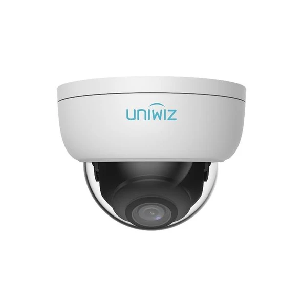 UNIWIZ IPC-D122-PF28 2MP 2.8MM H.265 IP67 SMART IR LED IR DOME IP KAMERA ürün görseli 1