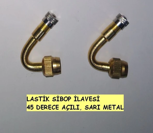 Lastik Sibop İlavesi 45 Derece Kıvrımdan Sonra 4Cm Boyu ürün görseli 1