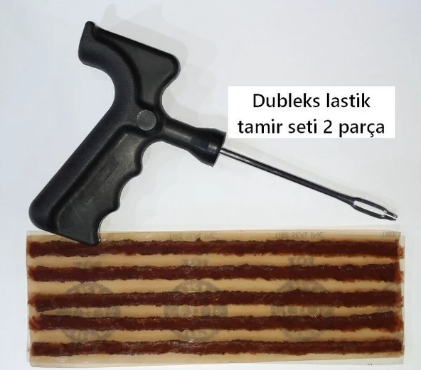 Dubleks Tubles Lastik Tamir Fitil Seti 2 Parçalı ürün görseli 1
