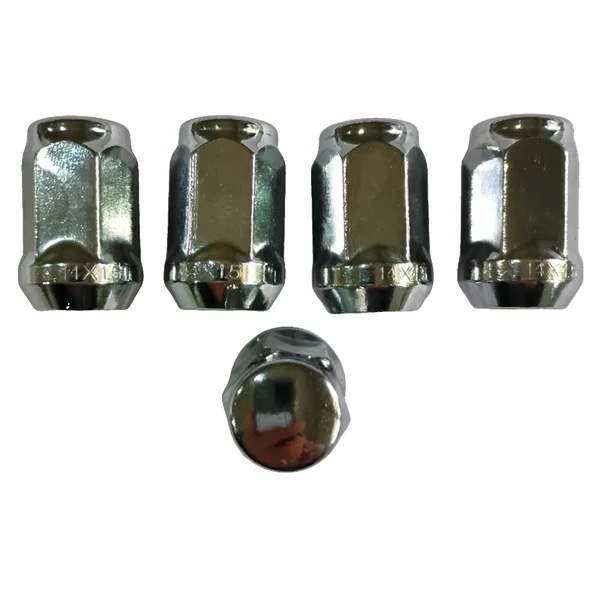 Bijon Somunu Krom Kaplı M14x1.5 - Aa 19mm Boy 35 Mm, 5adet Somun ürün görseli 1