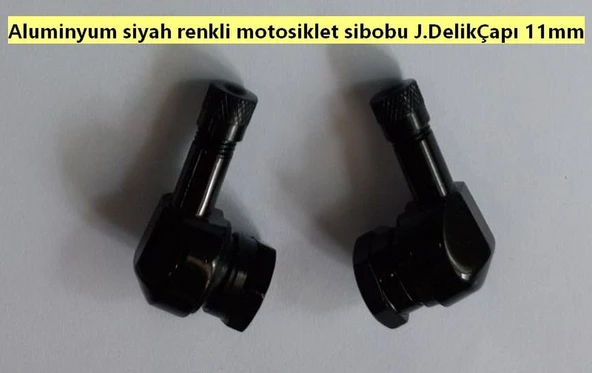 ALUMINYUM MOTOSİKLET SİBOBU JD=11.5 SİYAH RENK ürün görseli 1