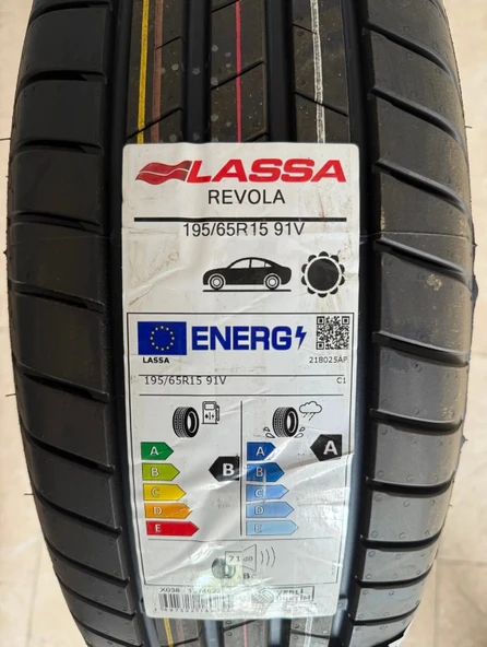 LASSA / 195/65R15 (REVOLA) 2025 YAZ LASTİĞİ ürün görseli 1