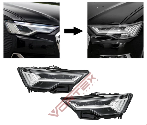 AUDİ - A6 2020 - LED FARLAR İÇİN FULL HD MATRIX FAR SETİ A6 2020- ürün görseli 1