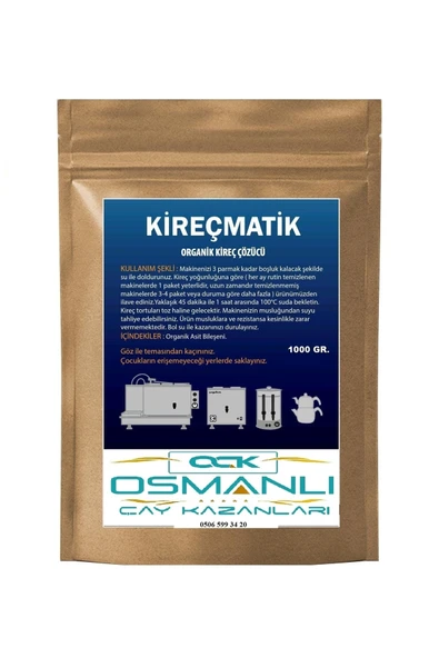 OSMANLI Çay Kazanları Için Kireç Temizleme Tozu 1000 gr Tüm Kazanlar Için Kazan Tozu ürün görseli 1