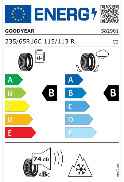 GOODYEAR VECTOR 4SEASONS CARGO (MO) 115/113R 115/113R 4 Mevsim Lastik - 2025 - Resim 2