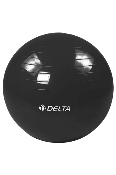 Delta 75 Cm Pilates Topu Siyah ürün görseli 1