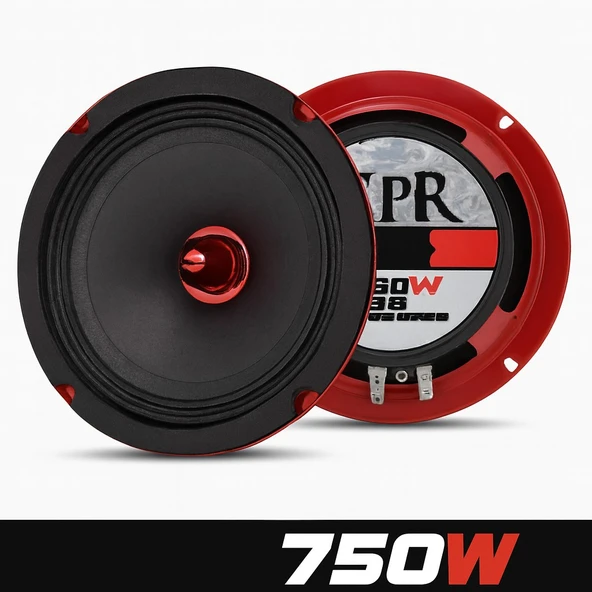 CPR CR-6 16cm Amfi Tipi 750W 80Rms Midrange Hoparlör Takımı ürün görseli 1