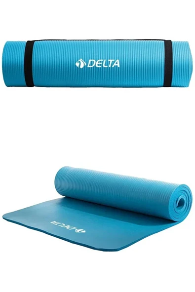 Delta Pilates Minderi Yoga Matı 10mm Mavi TNF 907 ürün görseli 1