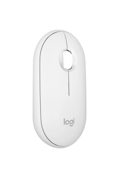 Logitech M350s Pebble 2 Bluetooth Kablosuz Sessiz Kompakt Mouse - Beyaz ürün görseli 1