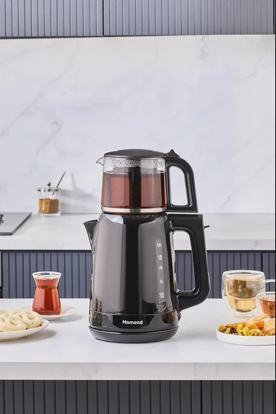 Homend Royaltea 1756H Çay Makinesi Siyah ürün görseli 1