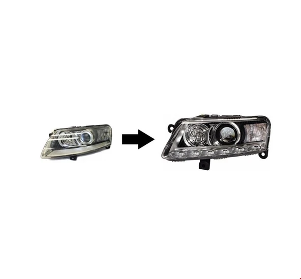 AUDİ - A6 2005 - A6 2005- İÇİN 2008-LED FAR DÖNÜŞÜM SETİ ürün görseli 1
