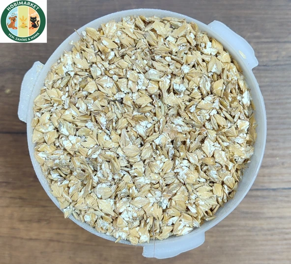 Arpa Ezme 1 Kg Yemlik Hamster-Tavşan-Kuzu-Tavuk-Kaz-Hindi ürün görseli 1