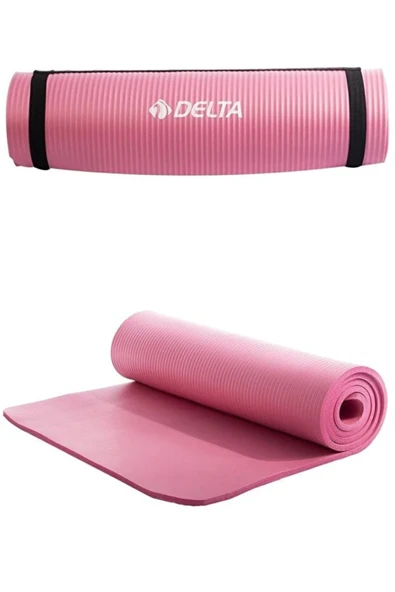 Delta Pilates Minderi Yoga Matı 10mm Pembe TNF 872 ürün görseli 1